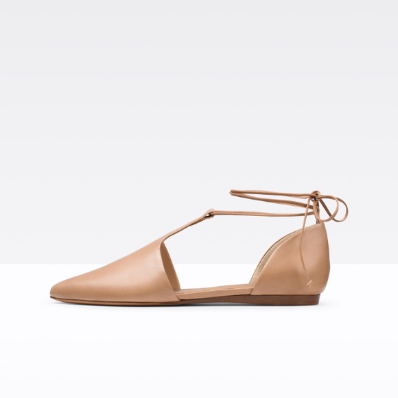 Vince 'Noella' Leather Lace-Up Flats - Picture 7 of 7